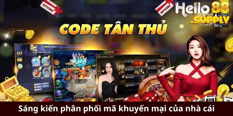 Sáng kiến phân phối mã khuyến mại của nhà cái